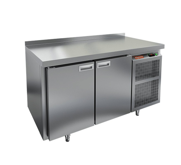 Холодильный стол HICOLD BN 11/BT W, бок, 2 двери (-18°С)